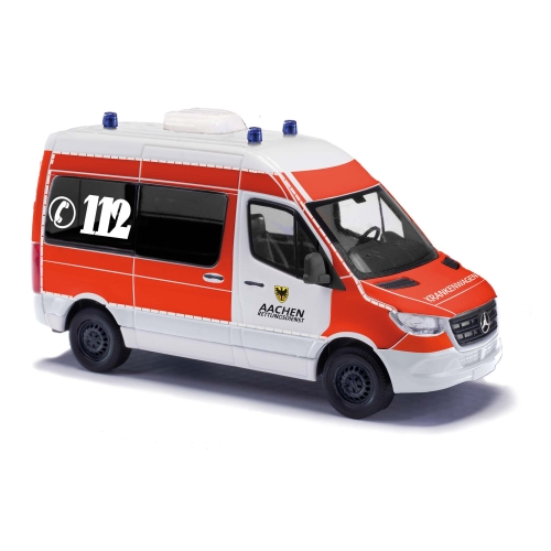 Busch 54060 Mercedes-Benz Sprinter kurzer Radstand Hochdach Rettungsdienst Aachen Spur H0