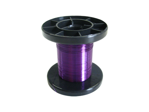100m Spule Kupferlackdraht Lackdraht lila / violett 0,15mm