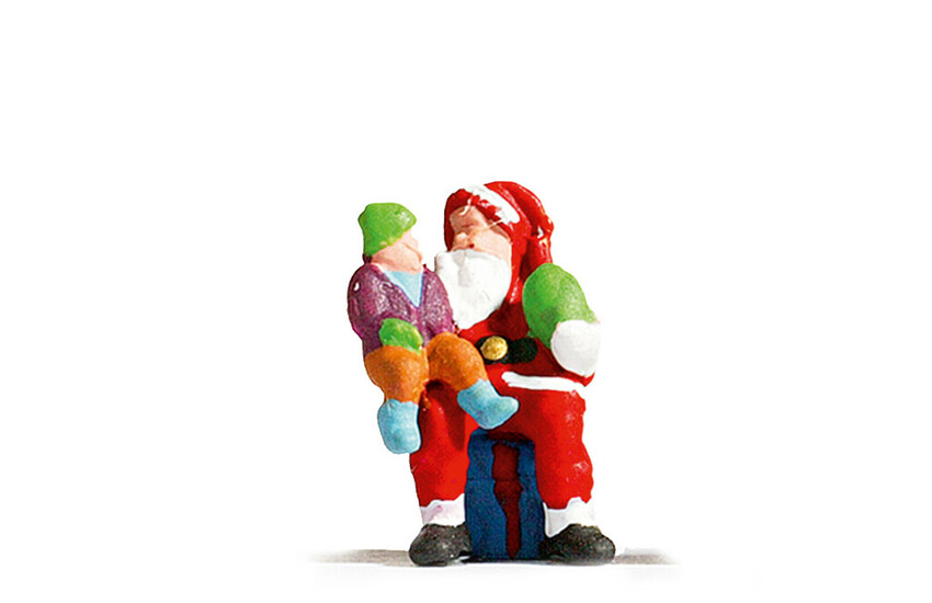 NOCH 1592003 Weihnachtsmann mit Kind