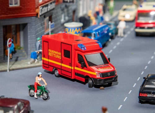 FALLER 161434 VW Crafter Feuerwehr-Rettung (HERPA) Spur H0