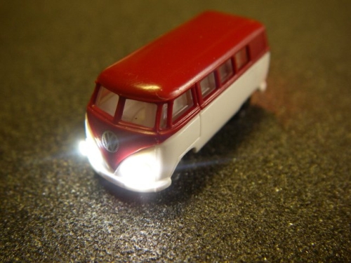 VW T1 Bulli Bus mit LED Beleuchtung Spur N