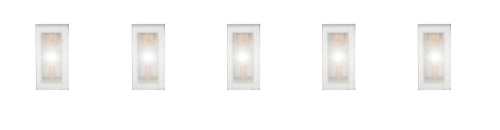FALLER 163750 5 SMD-LEDs, weiß Spur H0, TT, N, Z