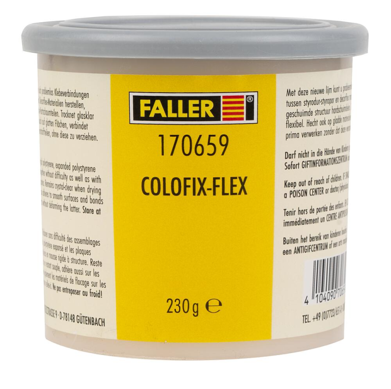 FALLER 170659 Colofix-Flex, 230 g Spur H0, TT, N, Z