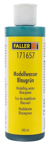 FALLER 171657 Modellwasser, blaugrün Spur H0, TT, N, Z