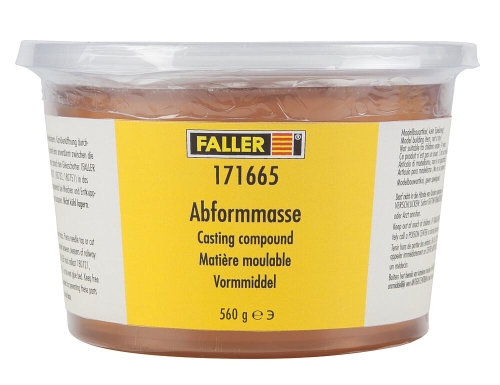 FALLER 171665 Abformmasse, 560 g Spur H0, TT, N, Z