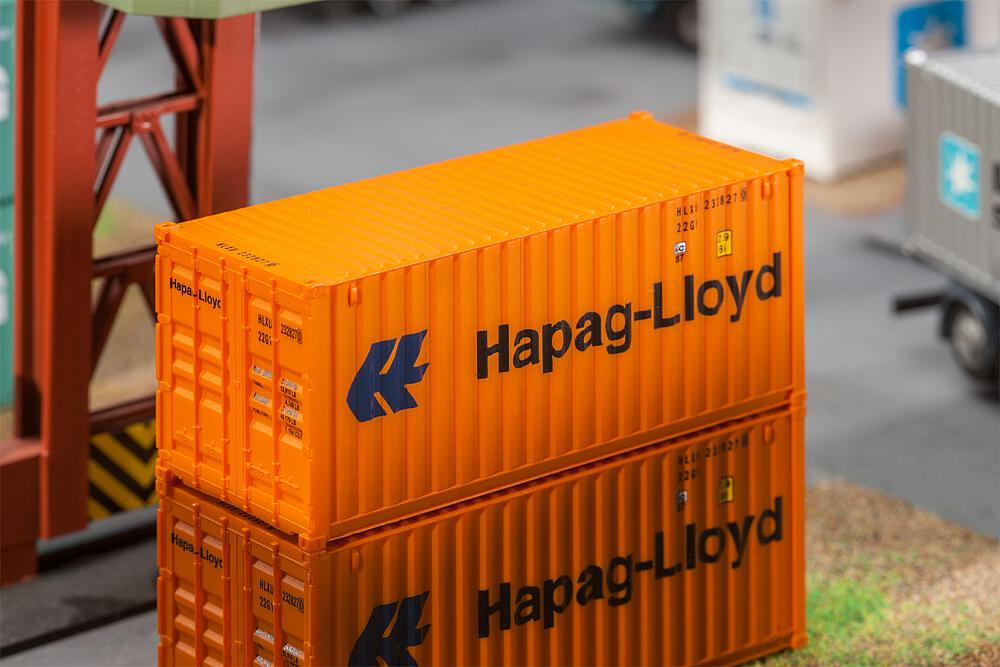 FALLER 180826 20 Container Hapag-Lloyd Spur H0