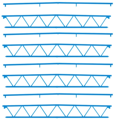 FALLER 180885 4 Fachwerkträger, Goldbeck Spur H0