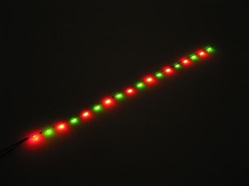 Winzige LED Lichterkette rot / grün