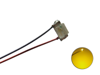 SMD LED 0805 orange mit Lackdraht 0,15mm 5 Stück Modellbahn Modellbau KFZ 