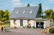 Auhagen 11454 Einfamilienhaus mit Garage Spur H0