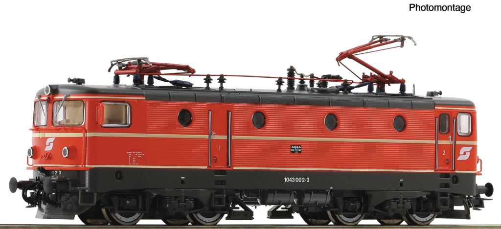 ROCO 7500072 Elektrolokomotive 1043 002-3 ÖBB Spur H0