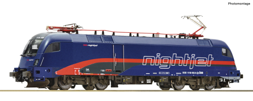 ROCO 70495 Elektrolokomotive 1116 195-9 „Nightjet" ÖBB Spur H0