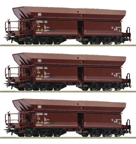 ROCO 77030 3-tlg. Set 1 Erzwagen DB Spur H0