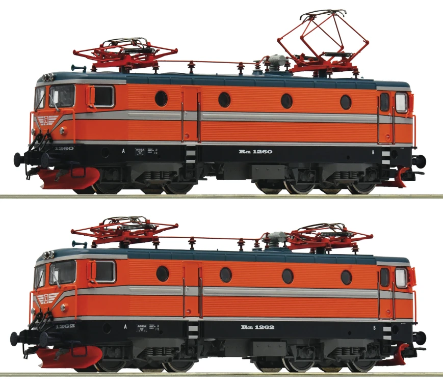 ROCO 7520048 2-tlg. Set Elektrolokomotiven Rm SJ Spur H0