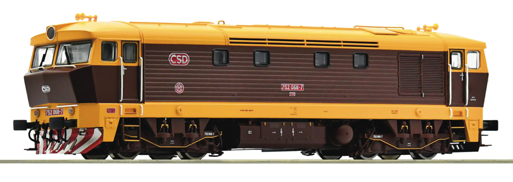 ROCO 7310026 Diesellokomotive 752 068-7 CSD/CD Spur H0