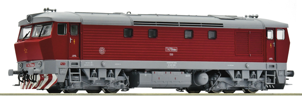 ROCO 7300028 Diesellokomotive T 478 1184 CSD Spur H0