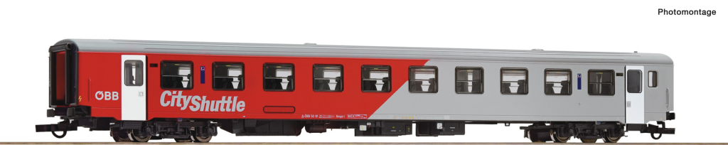 ROCO 74348 Nahverkehrswagen 2. Klasse ÖBB Spur H0