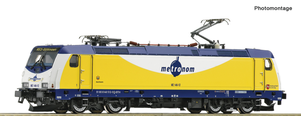 ROCO 7500037 Elektrolokomotive ME 146-12 metronom Spur H0