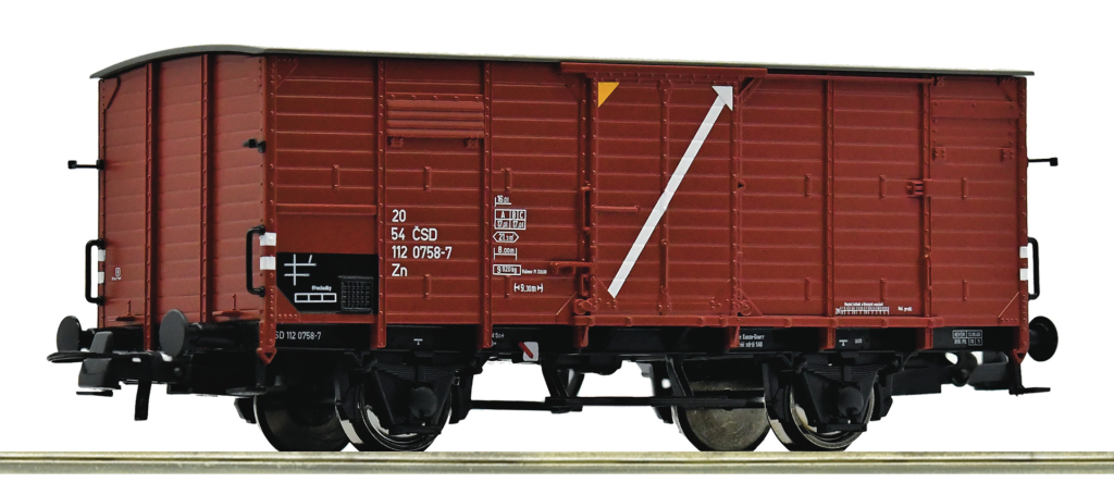 ROCO 76323 Gedeckter Güterwagen CSD Spur H0