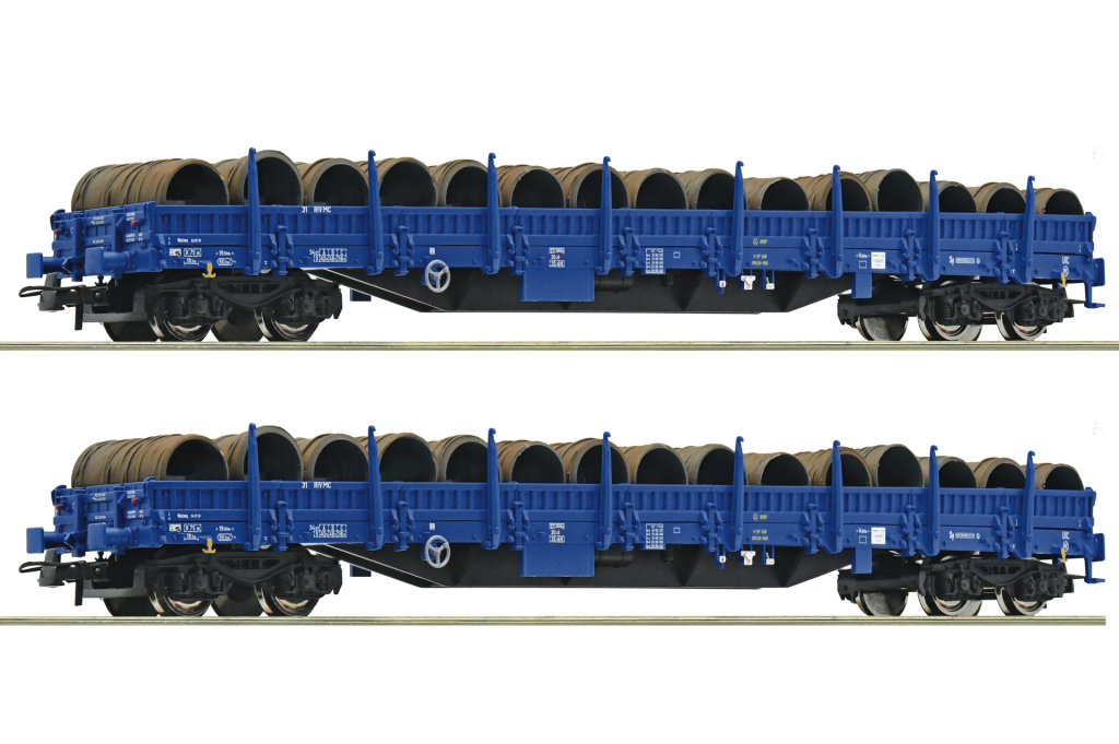 ROCO 6600099 2-tlg. Set Rungenwagen PKP Cargo Spur H0