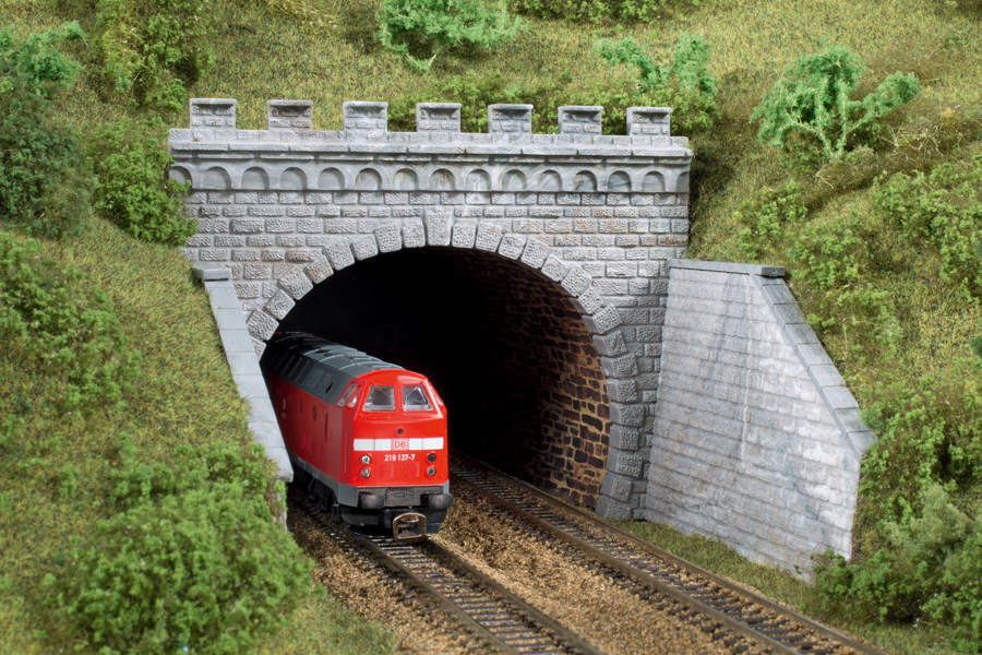Auhagen 13277 Tunnelportale zweigleisig Spur TT