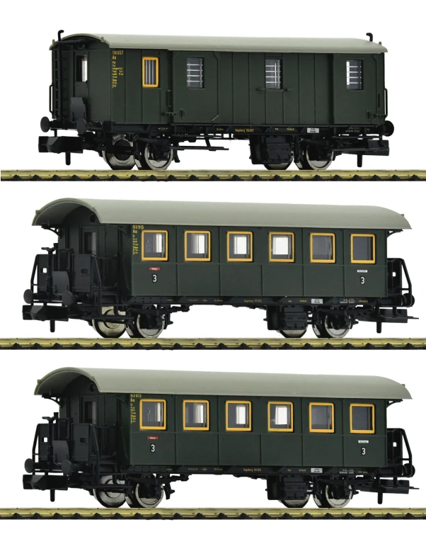 Fleischmann 6260023 3-tlg. Set: Personenzug DB Spur N