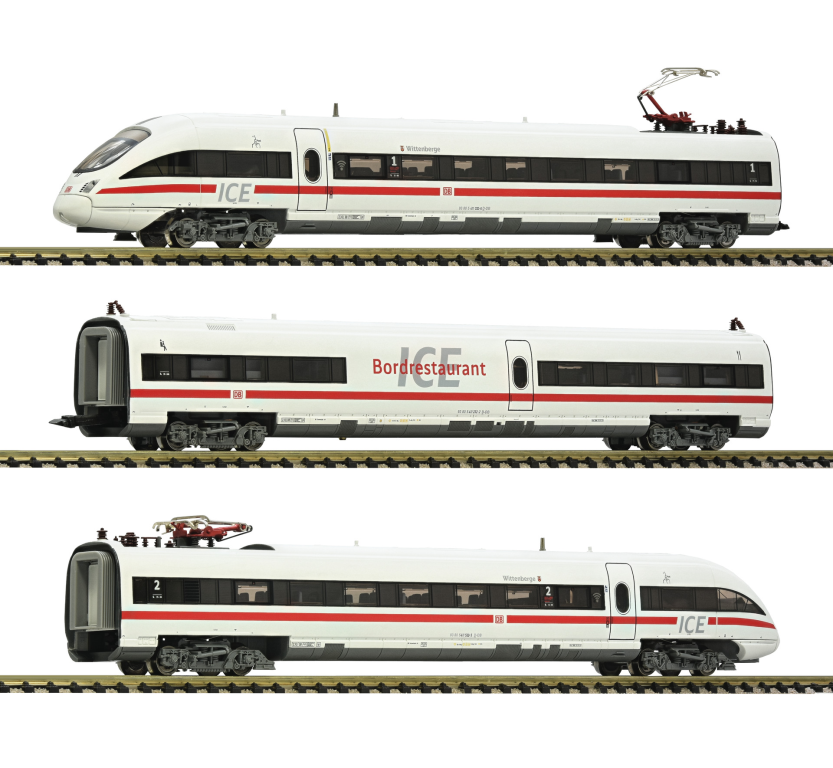 Fleischmann 7760006 3-tlg. Set: Elektrischer ICE-Triebwagenzug BR 411 DB AG Spur N