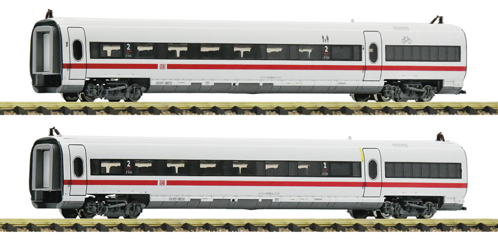 Fleischmann 7760007 2-tlg. Set 1: Zwischenwagen ICE-T (BR 411) DB AG Spur N