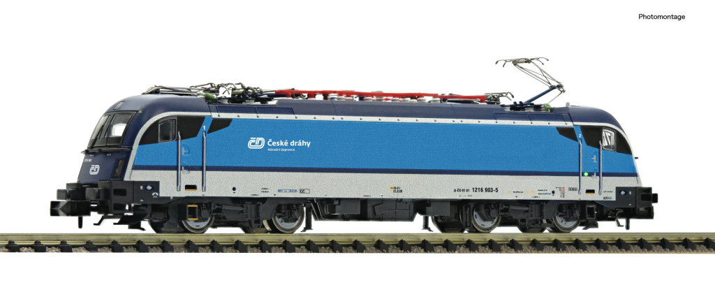 Fleischmann 7560024 Elektrolokomotive 1216 903-5 CD Spur N