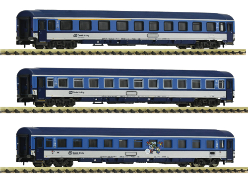 Fleischmann 6260030 3-tlg. Set: Eurofima-Wagen CD Spur N