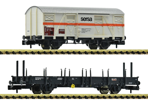 Fleischmann 6660042 2-tlg. Set: Bauzug SERSA Spur N