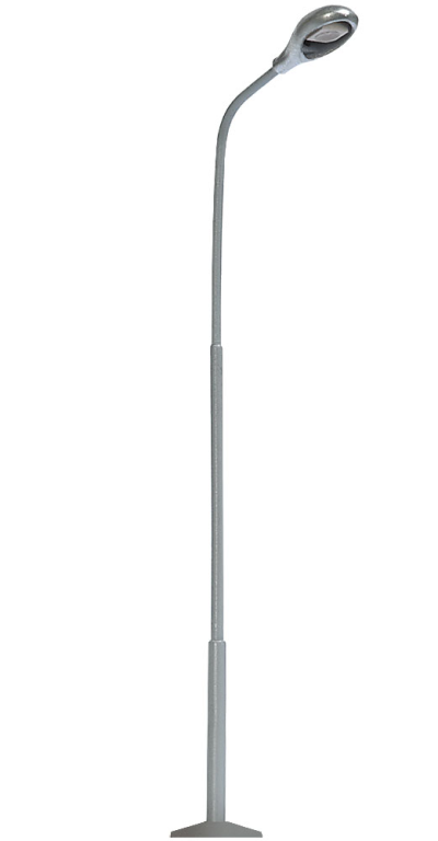 Busch 4155 Stahlrohrmast-Leuchte Spur H0