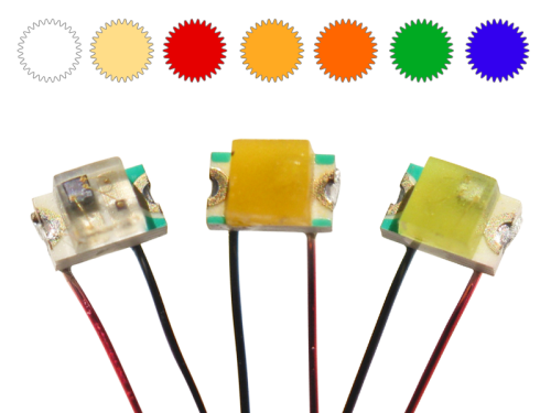 LED SMD 0805 Blink LED mit Lackdraht verschiedene Farben