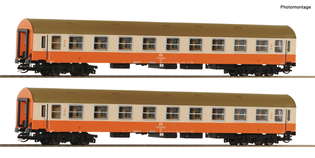 ROCO 6280017 2er Set Y/B 70 DR #2 Spur TT