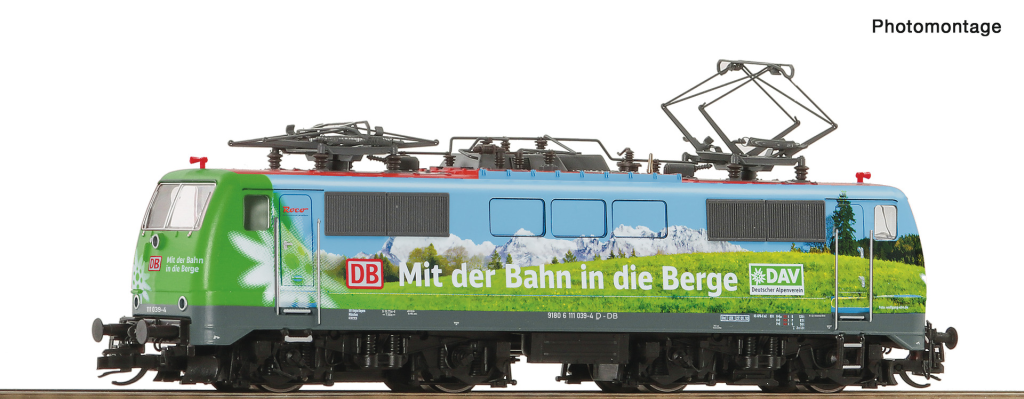 ROCO 7580026 E-Lok BR 111 DB-AG Alpen Spur TT