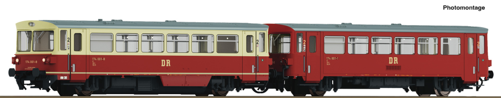 ROCO 7780006 Dieseltriebwagen M152 DR Spur TT