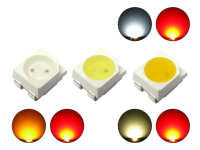 DUO Bi-Color TOP LED SMD 3528 PLCC4 warmweiß / kaltweiß /...