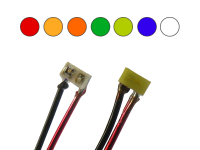 LED SMD 0201 mit Kupferlackdraht Draht Kabel diverse Farben