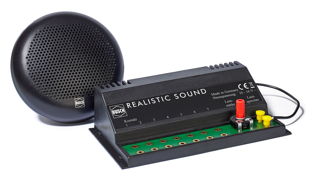 Busch 5780 Realistic Sound Bahnhof Spur H0 N TT Z 1 G 0